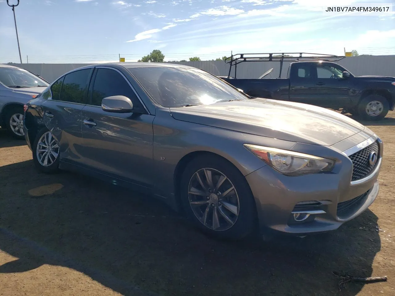 2015 Infiniti Q50 Base VIN: JN1BV7AP4FM349617 Lot: 61150014