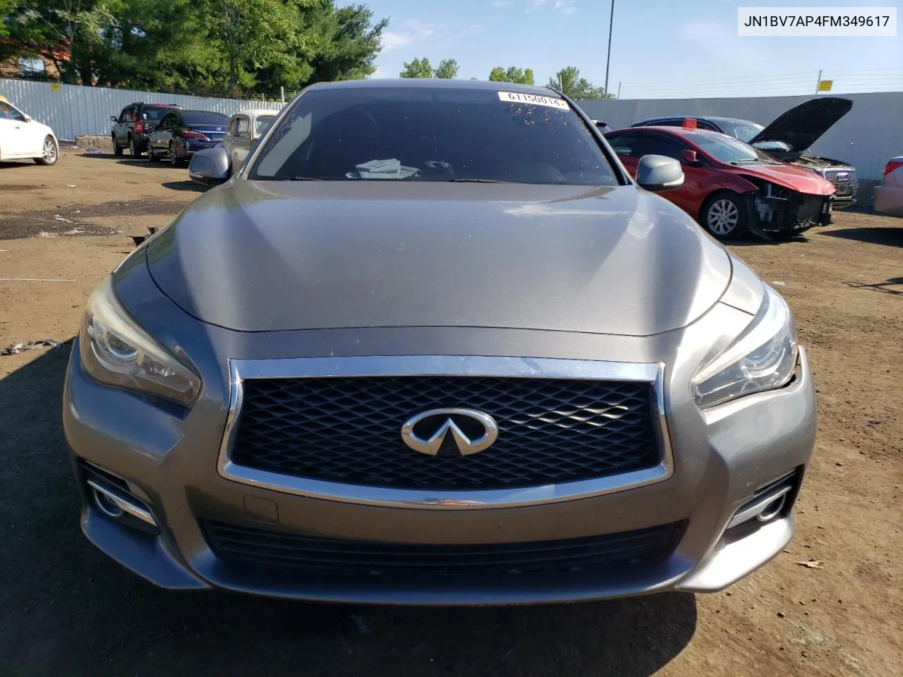 2015 Infiniti Q50 Base VIN: JN1BV7AP4FM349617 Lot: 61150014