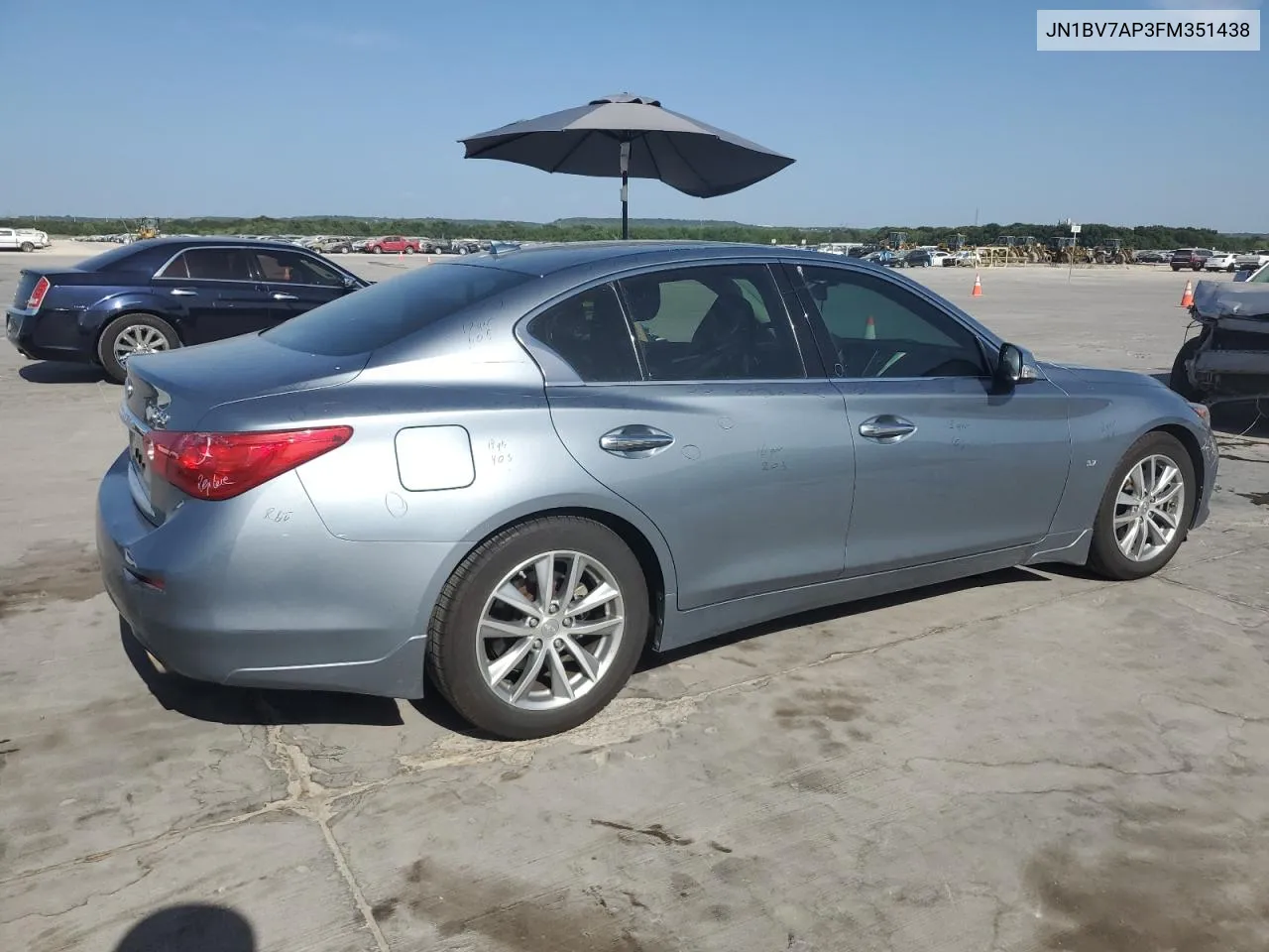 2015 Infiniti Q50 Base VIN: JN1BV7AP3FM351438 Lot: 61518194