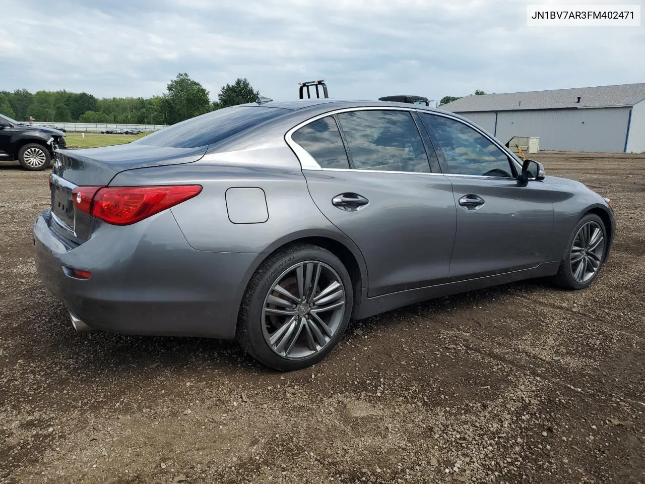 2015 Infiniti Q50 Base VIN: JN1BV7AR3FM402471 Lot: 61893214