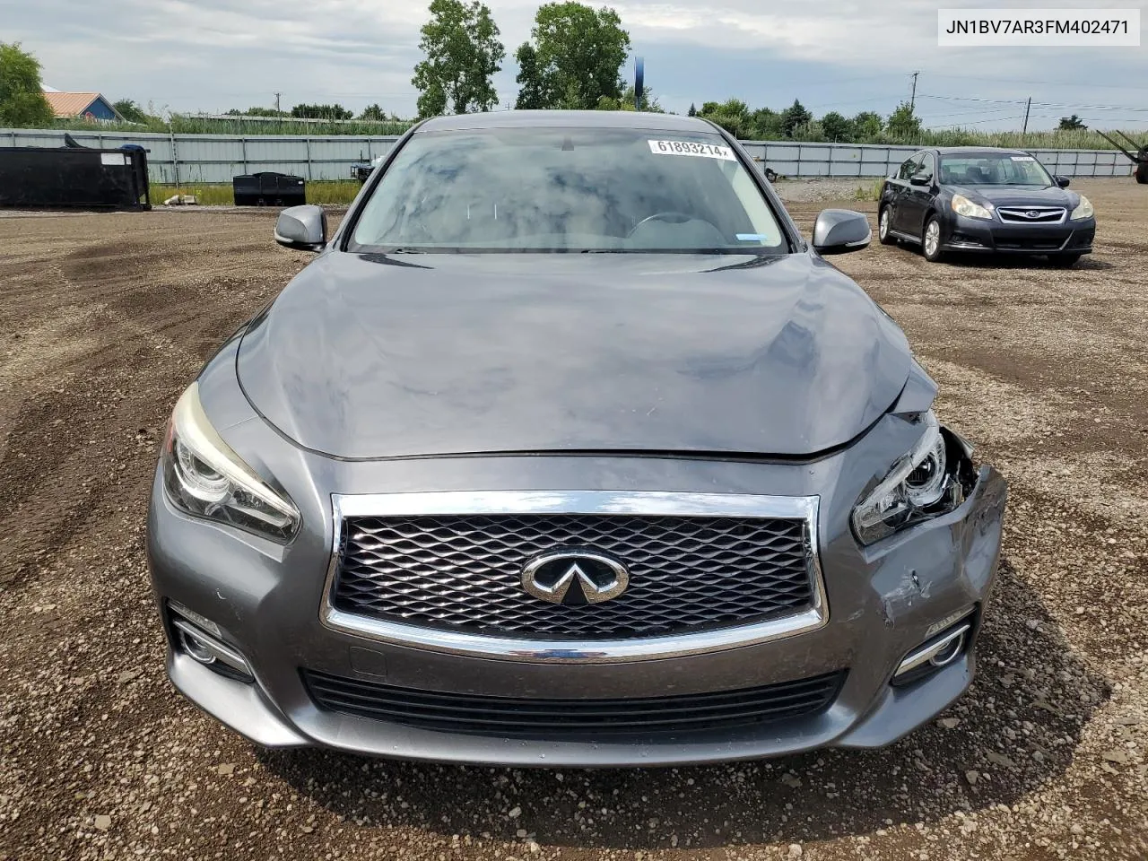 2015 Infiniti Q50 Base VIN: JN1BV7AR3FM402471 Lot: 61893214