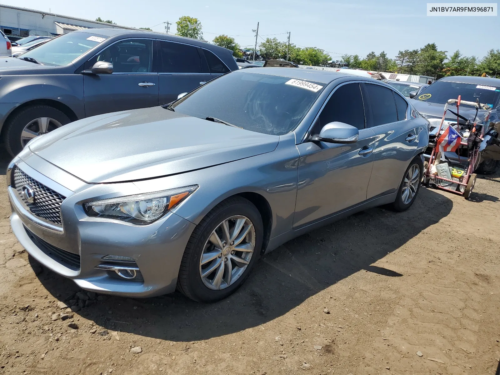 2015 Infiniti Q50 Base VIN: JN1BV7AR9FM396871 Lot: 61999454