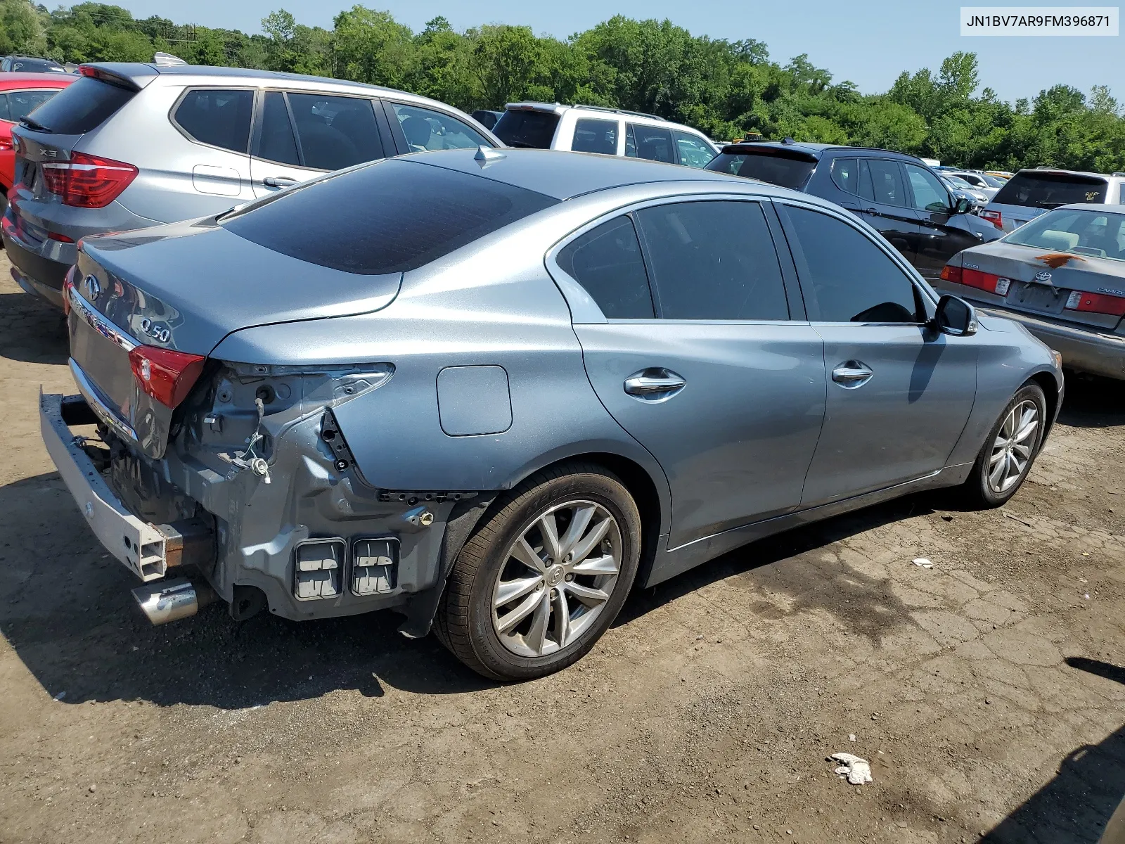 2015 Infiniti Q50 Base VIN: JN1BV7AR9FM396871 Lot: 61999454