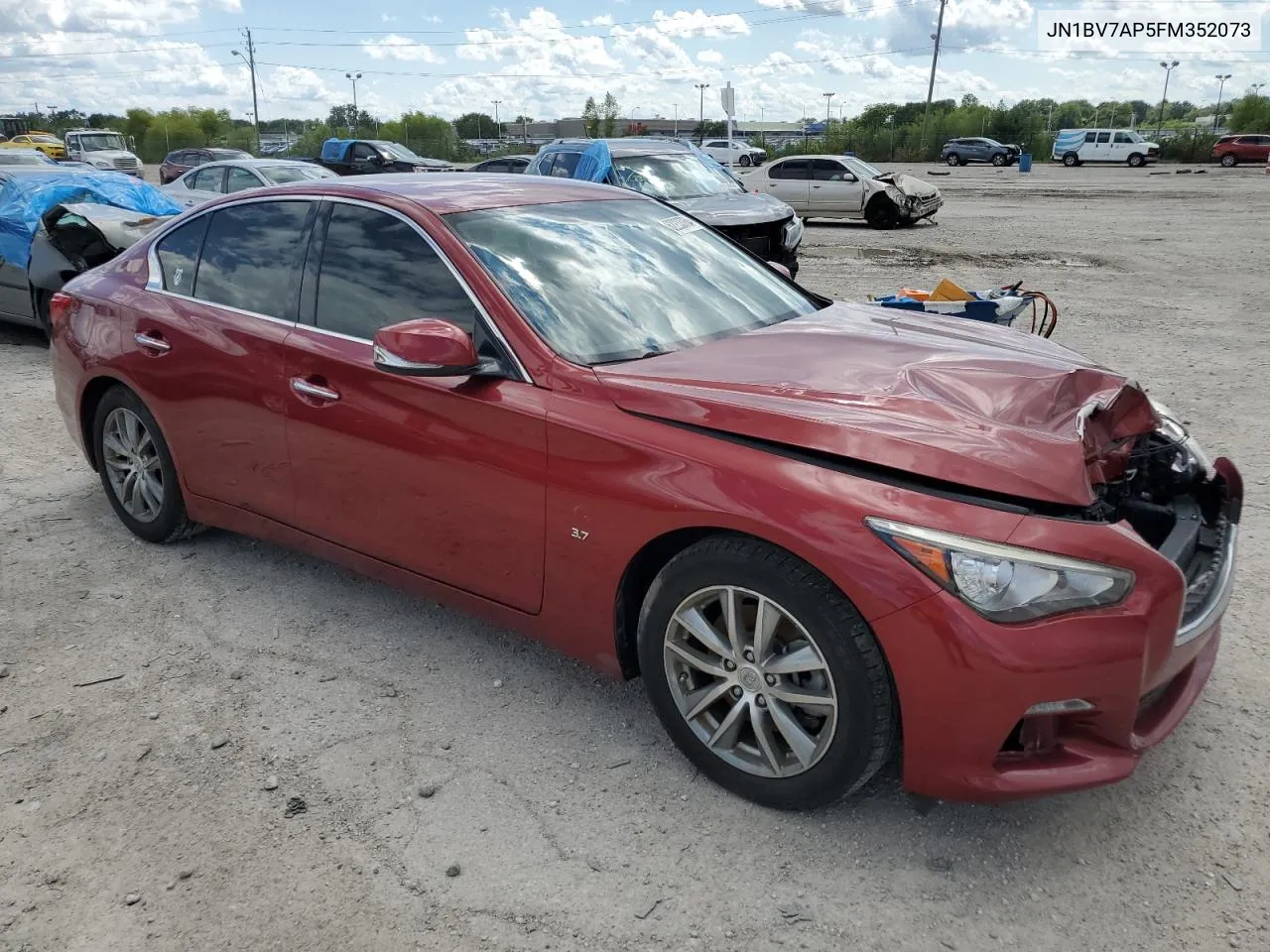 2015 Infiniti Q50 Base VIN: JN1BV7AP5FM352073 Lot: 62233764