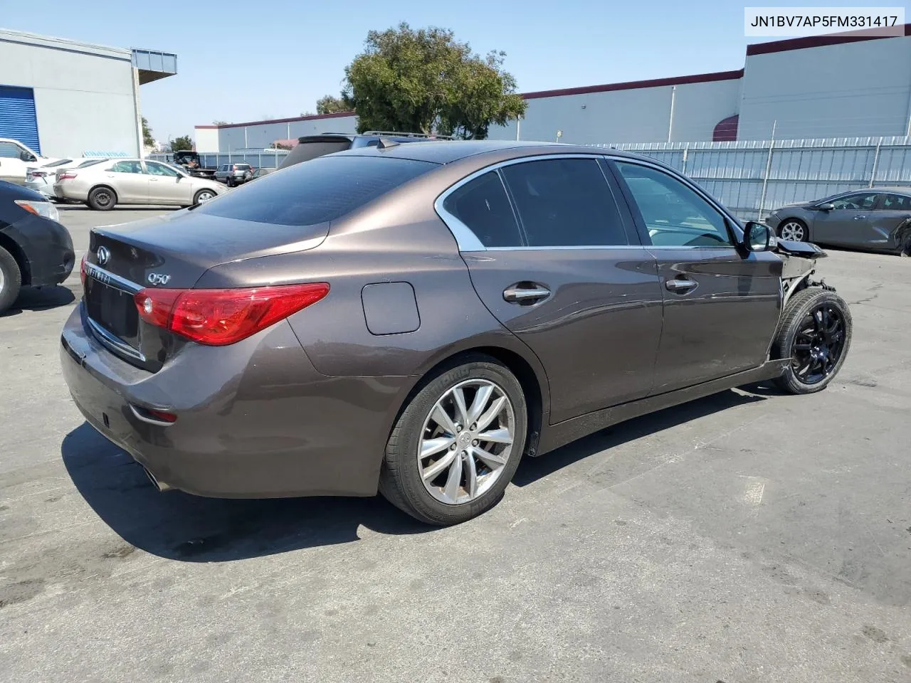 2015 Infiniti Q50 Base VIN: JN1BV7AP5FM331417 Lot: 62961214