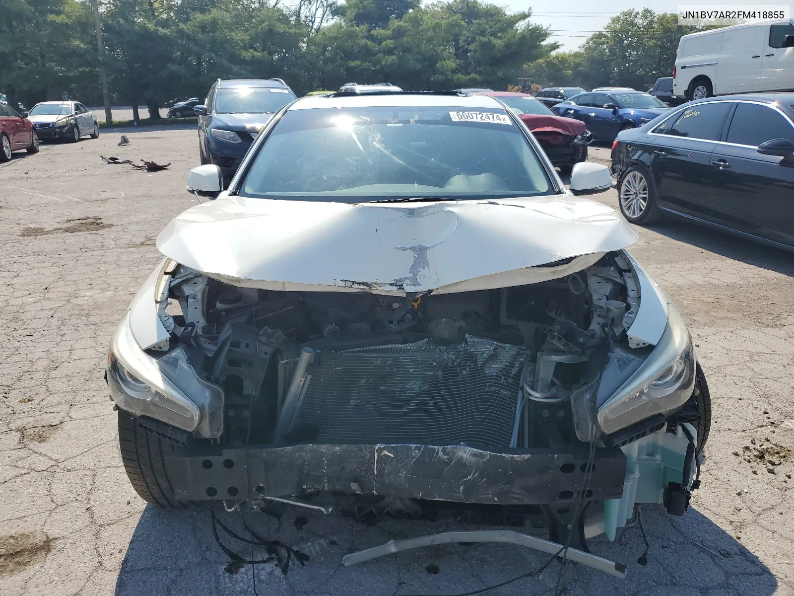 JN1BV7AR2FM418855 2015 Infiniti Q50 Base