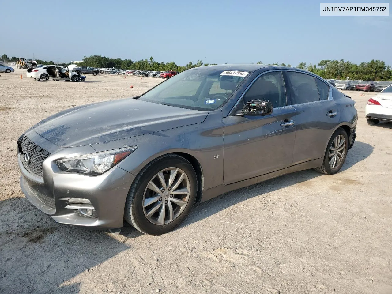 2015 Infiniti Q50 Base VIN: JN1BV7AP1FM345752 Lot: 66432354