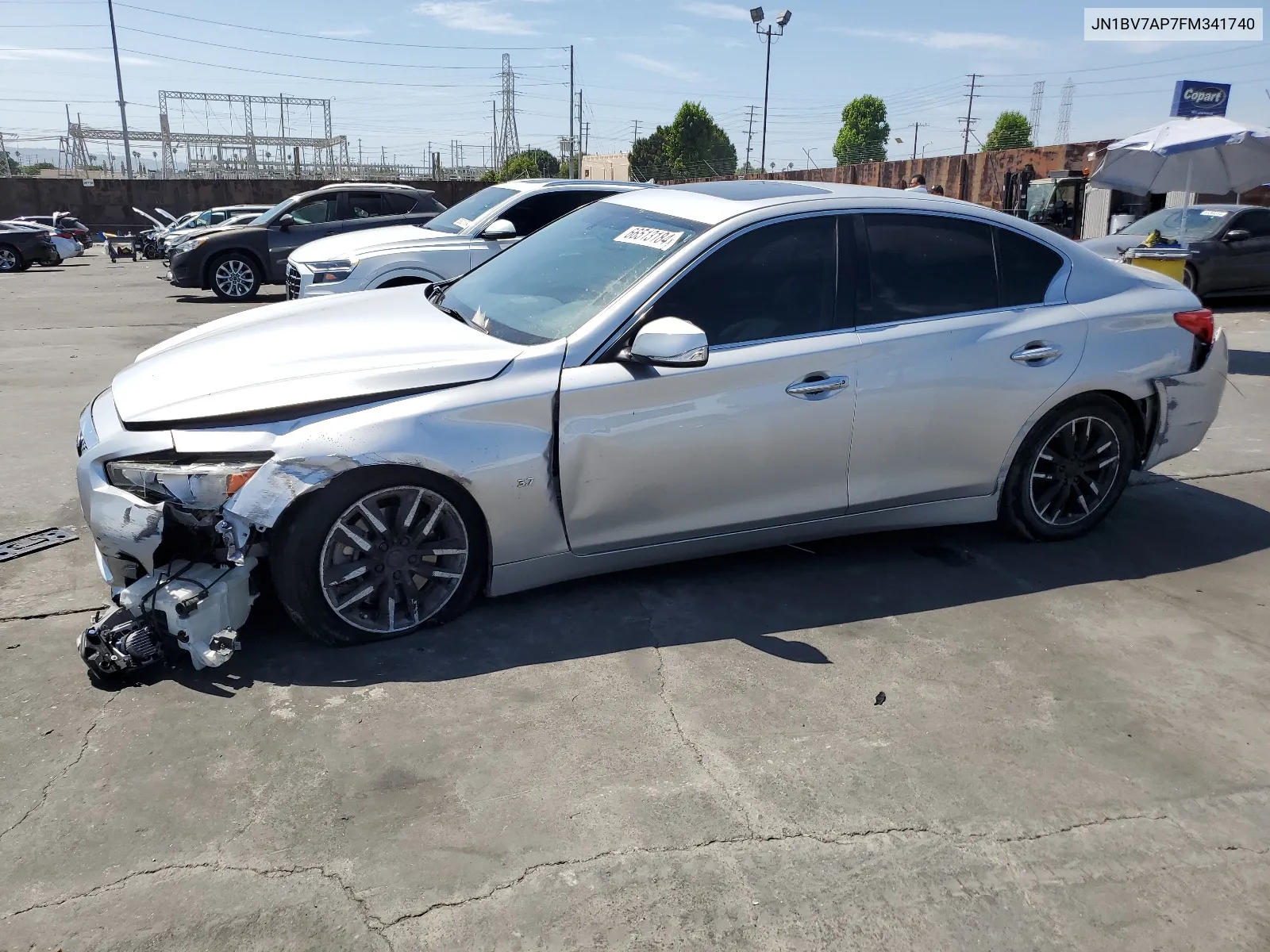 2015 Infiniti Q50 Base VIN: JN1BV7AP7FM341740 Lot: 66513184