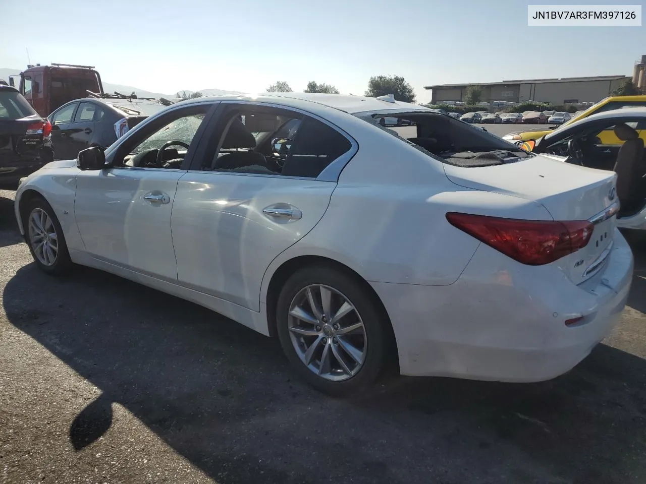 2015 Infiniti Q50 Base VIN: JN1BV7AR3FM397126 Lot: 66589254