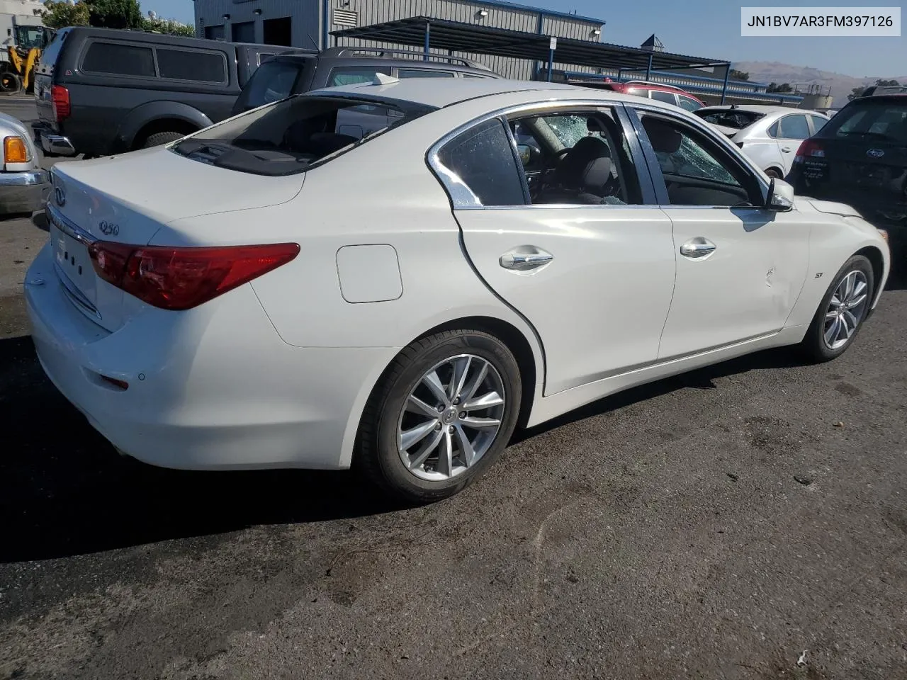 2015 Infiniti Q50 Base VIN: JN1BV7AR3FM397126 Lot: 66589254