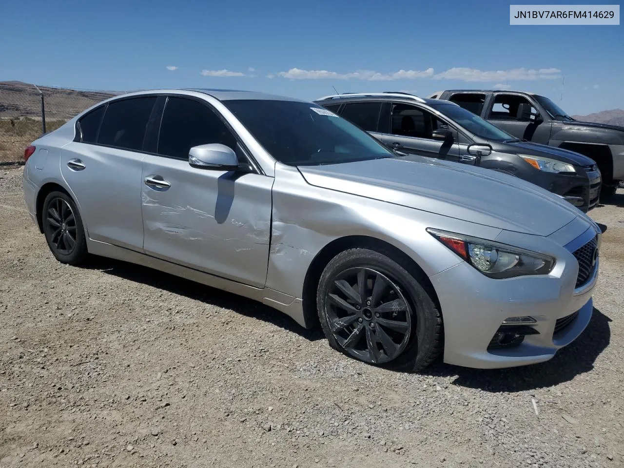 2015 Infiniti Q50 Base VIN: JN1BV7AR6FM414629 Lot: 66596294