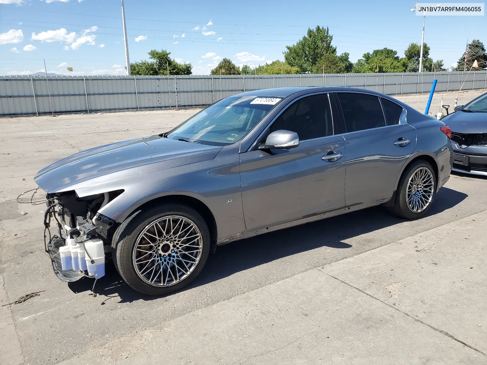 2015 Infiniti Q50 Base VIN: JN1BV7AR9FM406055 Lot: 67476884