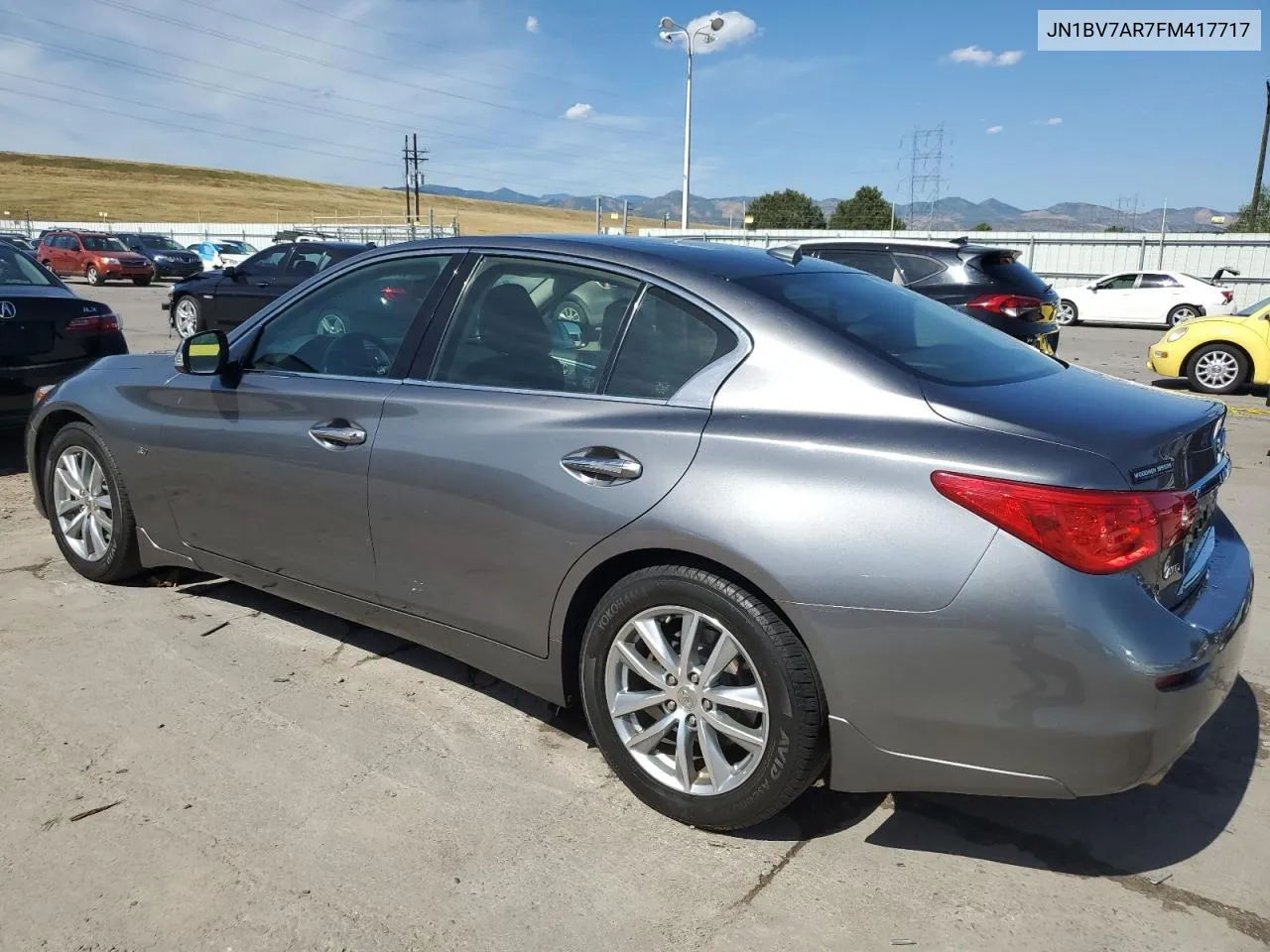 2015 Infiniti Q50 Base VIN: JN1BV7AR7FM417717 Lot: 67789914