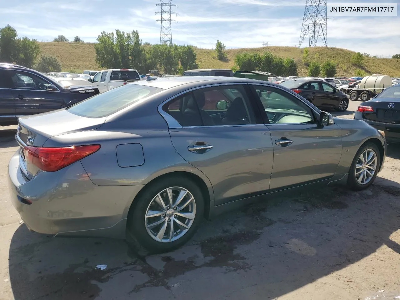 2015 Infiniti Q50 Base VIN: JN1BV7AR7FM417717 Lot: 67789914