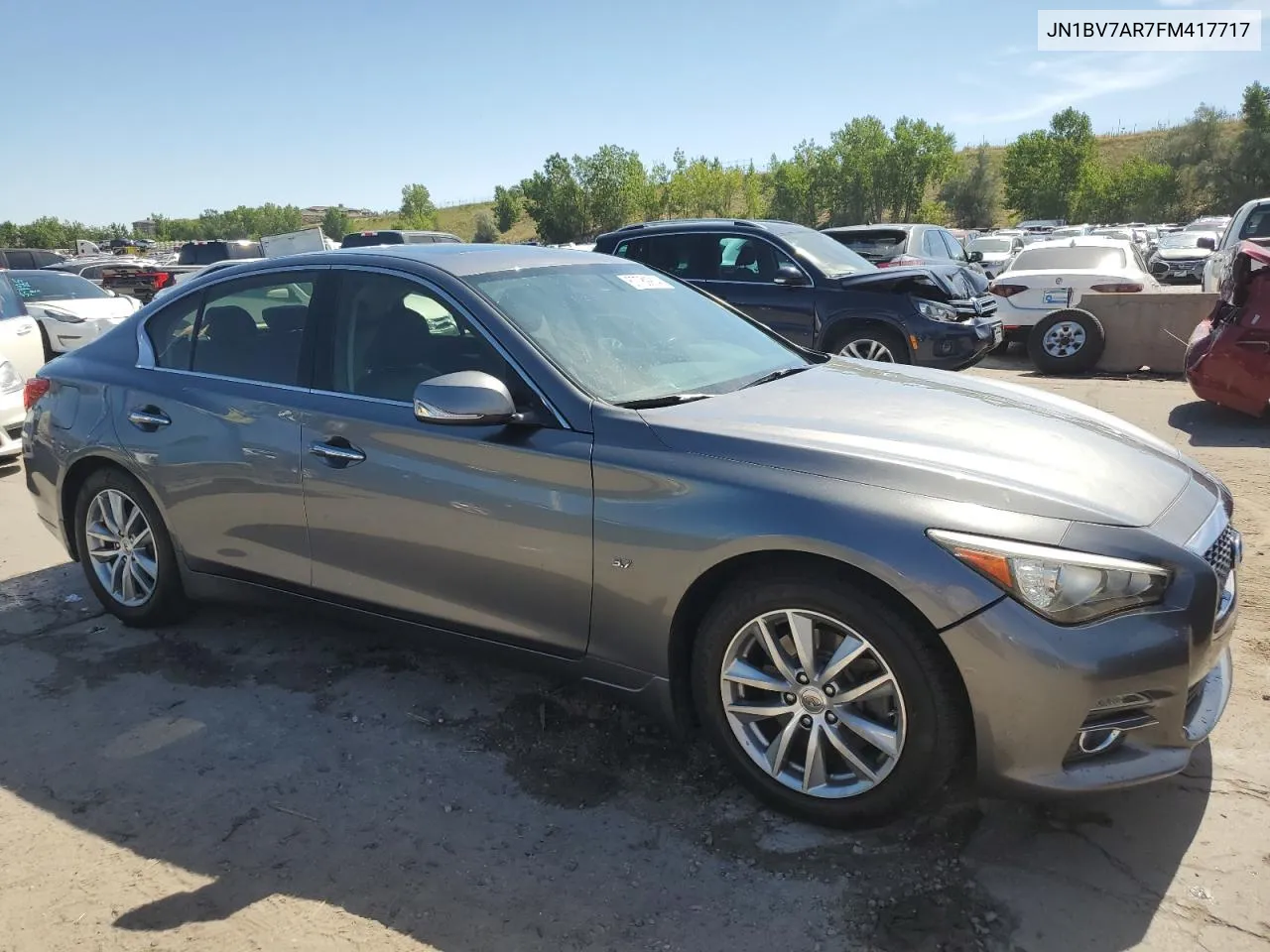 2015 Infiniti Q50 Base VIN: JN1BV7AR7FM417717 Lot: 67789914