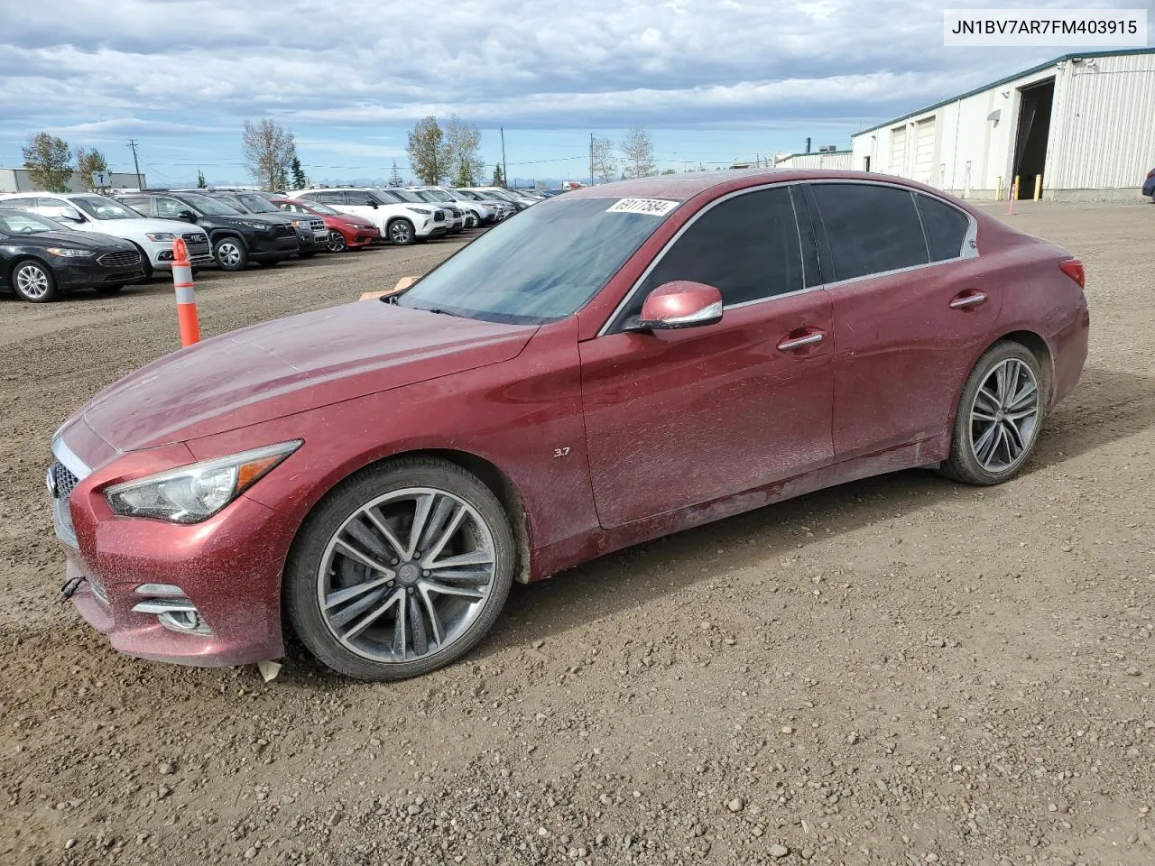 2015 Infiniti Q50 Base VIN: JN1BV7AR7FM403915 Lot: 69177584