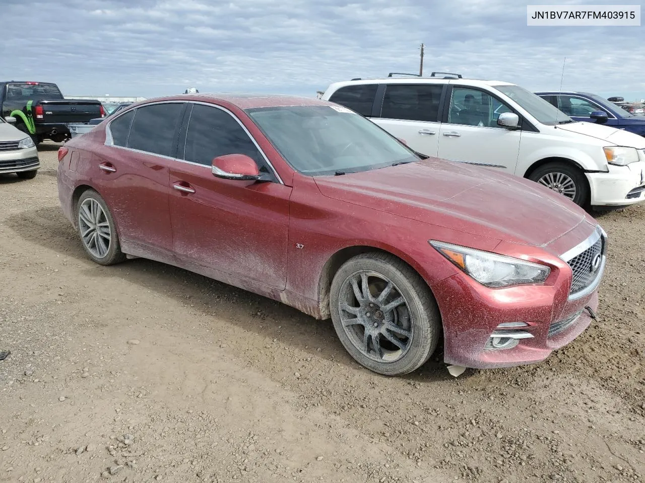 2015 Infiniti Q50 Base VIN: JN1BV7AR7FM403915 Lot: 69177584