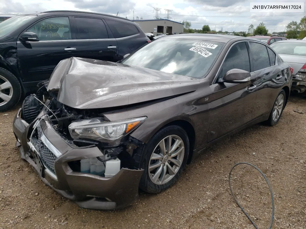 JN1BV7AR9FM417024 2015 Infiniti Q50 Base