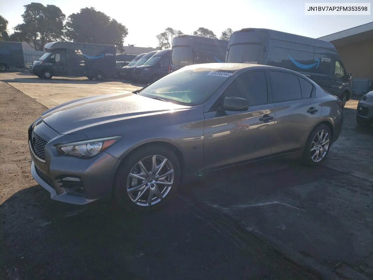 2015 Infiniti Q50 Base VIN: JN1BV7AP2FM353598 Lot: 69386244