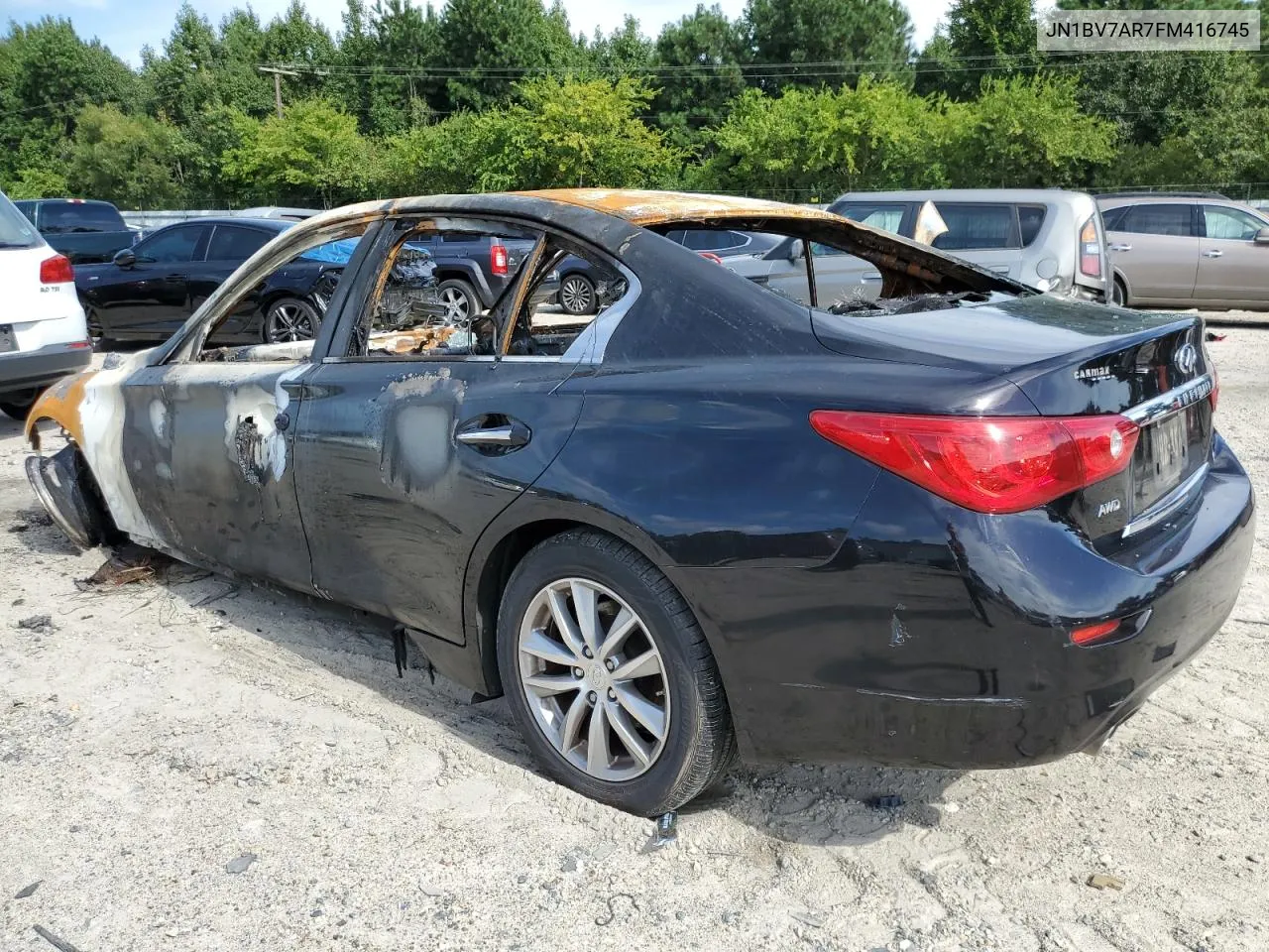 JN1BV7AR7FM416745 2015 Infiniti Q50 Base