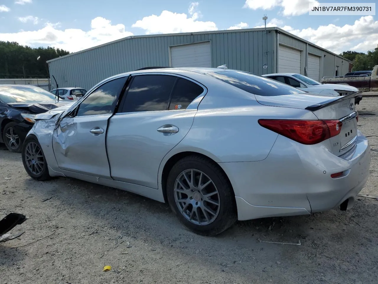 2015 Infiniti Q50 Base VIN: JN1BV7AR7FM390731 Lot: 69757384