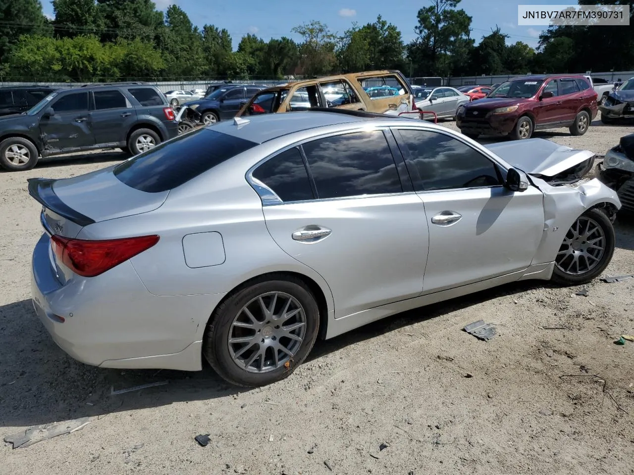 2015 Infiniti Q50 Base VIN: JN1BV7AR7FM390731 Lot: 69757384