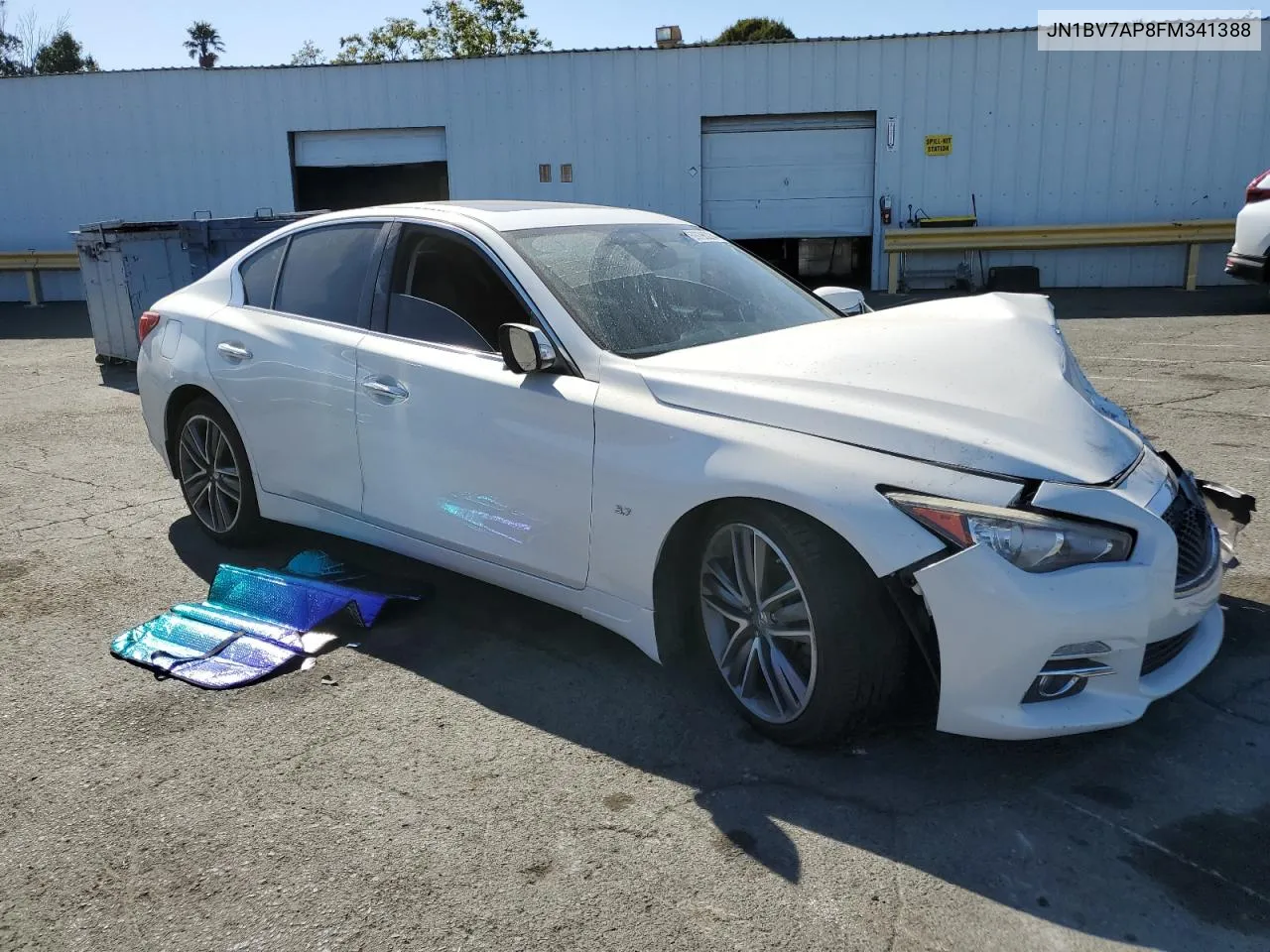 JN1BV7AP8FM341388 2015 Infiniti Q50 Base