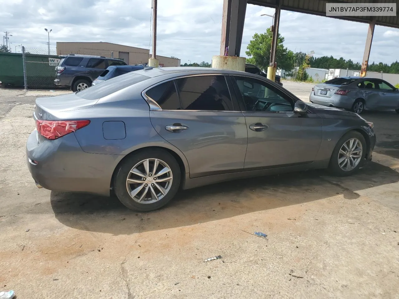 2015 Infiniti Q50 Base VIN: JN1BV7AP3FM339774 Lot: 69896454