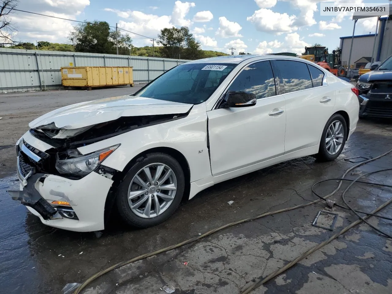 2015 Infiniti Q50 Base VIN: JN1BV7AP1FM354631 Lot: 69901154