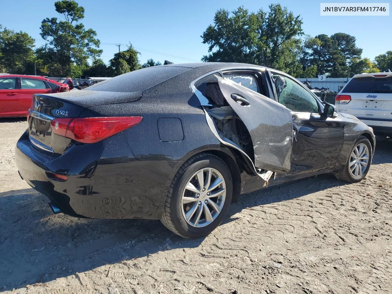 2015 Infiniti Q50 Base VIN: JN1BV7AR3FM417746 Lot: 70224164