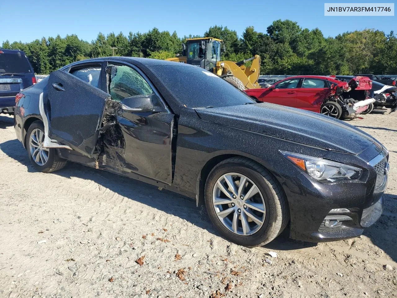 2015 Infiniti Q50 Base VIN: JN1BV7AR3FM417746 Lot: 70224164