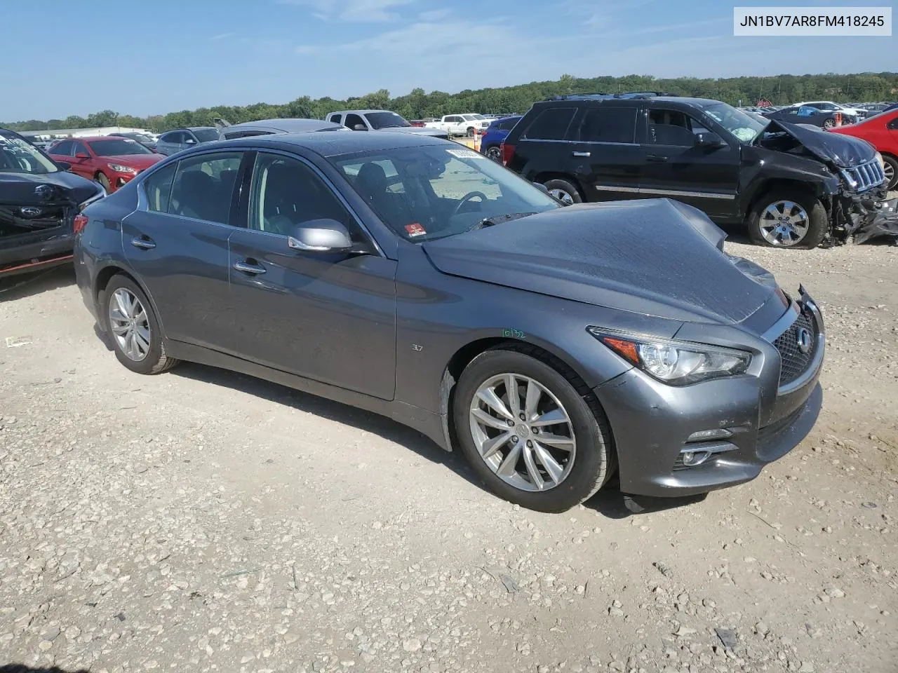 2015 Infiniti Q50 Base VIN: JN1BV7AR8FM418245 Lot: 70269074