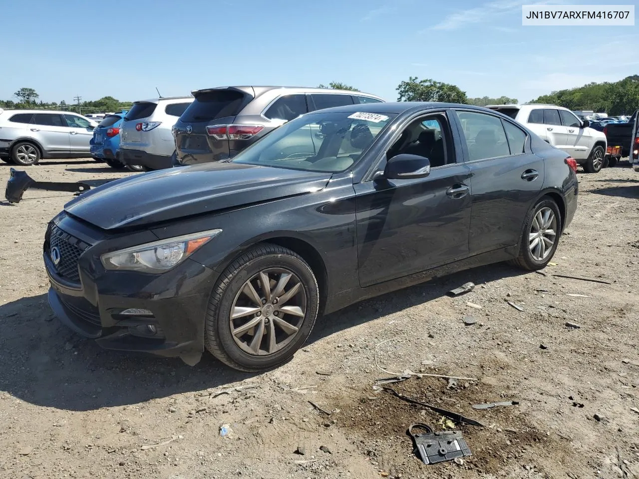 JN1BV7ARXFM416707 2015 Infiniti Q50 Base