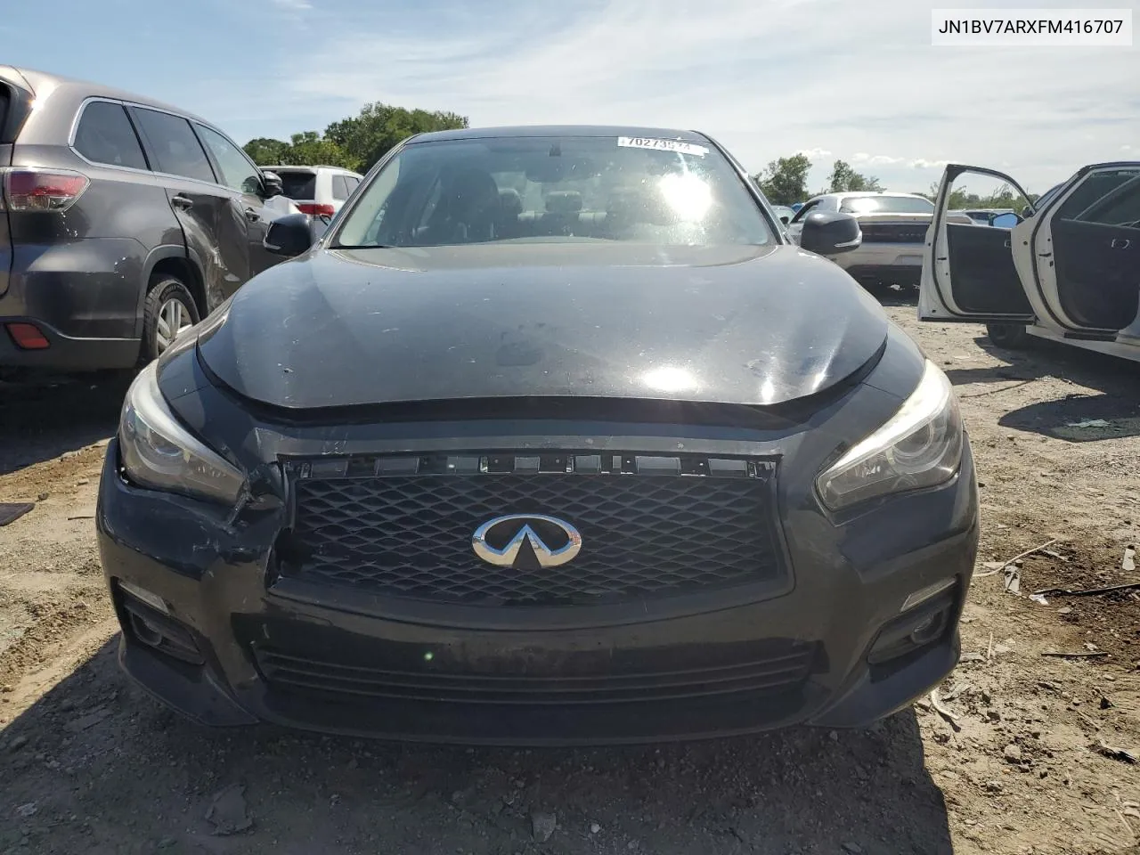 2015 Infiniti Q50 Base VIN: JN1BV7ARXFM416707 Lot: 70273574