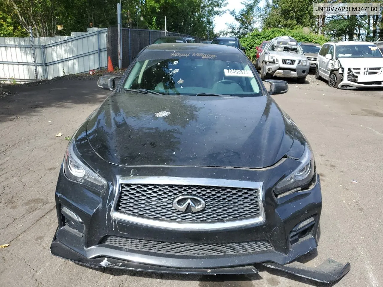 JN1BV7AP3FM347180 2015 Infiniti Q50 Base