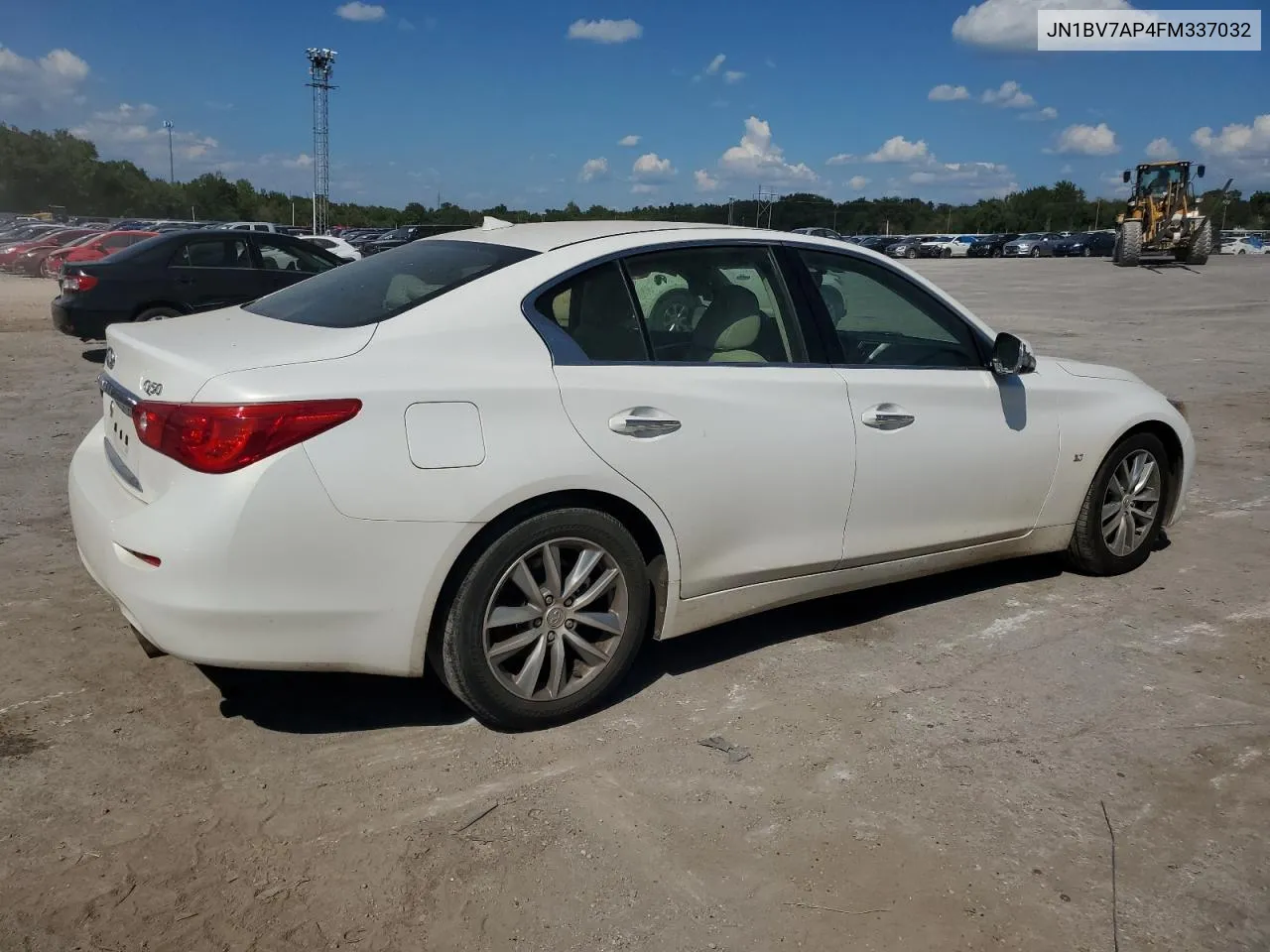 2015 Infiniti Q50 Base VIN: JN1BV7AP4FM337032 Lot: 70525644