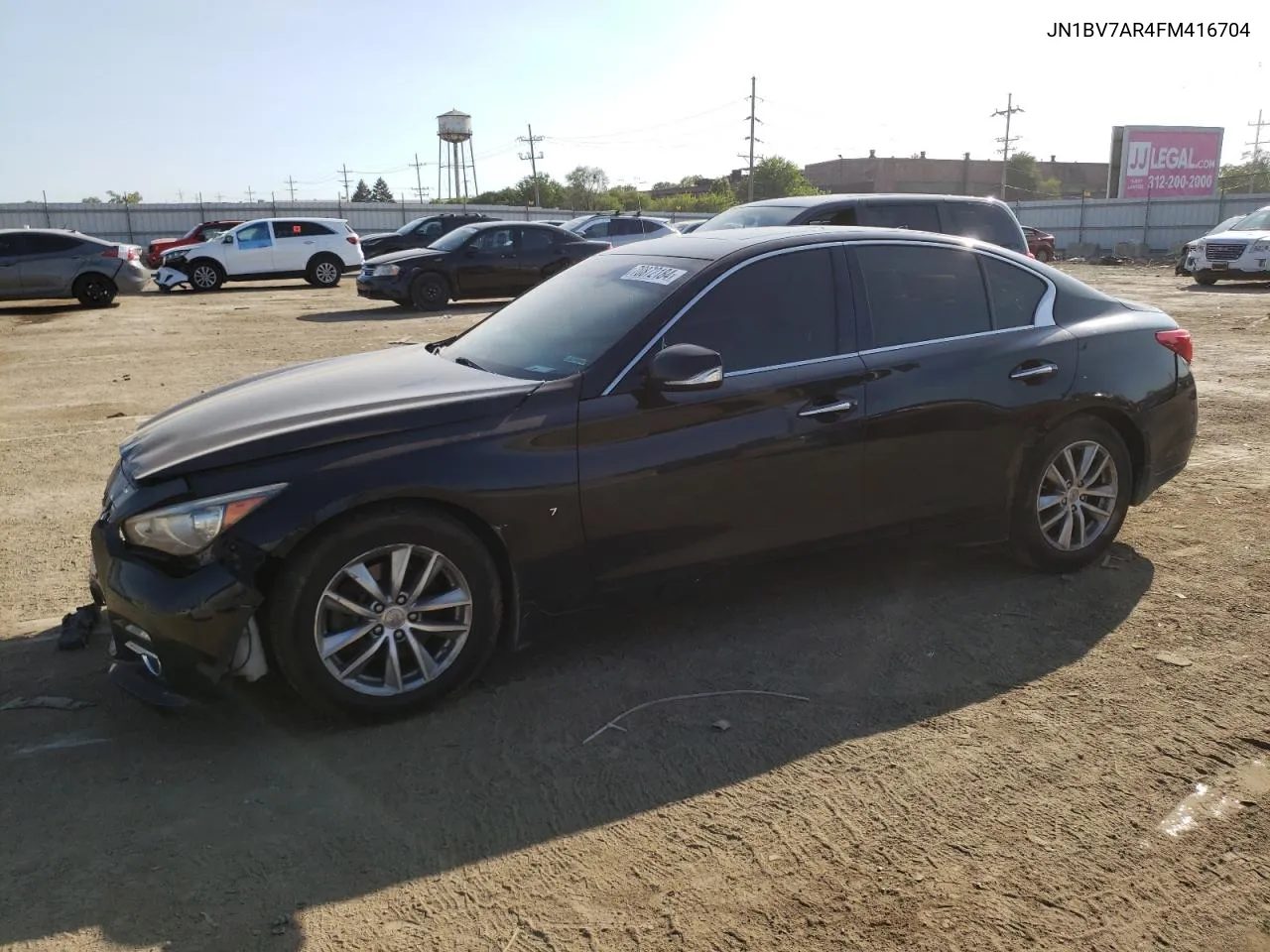 2015 Infiniti Q50 Base VIN: JN1BV7AR4FM416704 Lot: 70872184