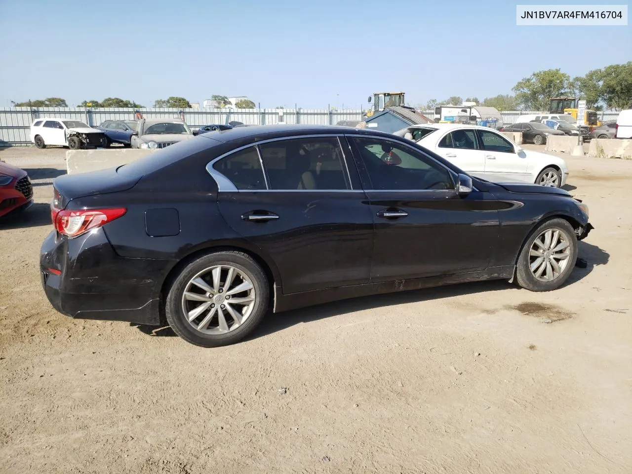 2015 Infiniti Q50 Base VIN: JN1BV7AR4FM416704 Lot: 70872184