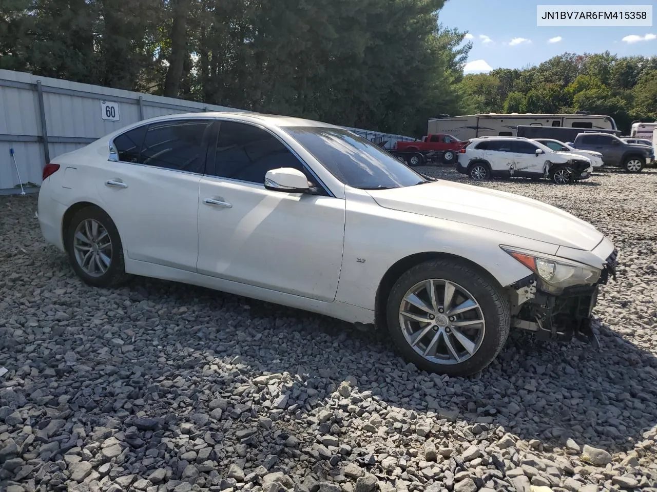 2015 Infiniti Q50 Base VIN: JN1BV7AR6FM415358 Lot: 70924964