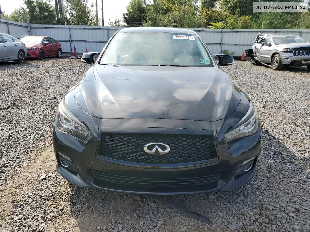 2015 Infiniti Q50 Base VIN: JN1BV7ARXFM408123 Lot: 70959374