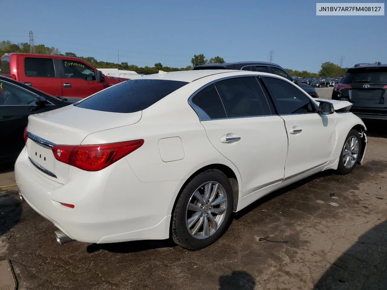 2015 Infiniti Q50 Base VIN: JN1BV7AR7FM408127 Lot: 71009324