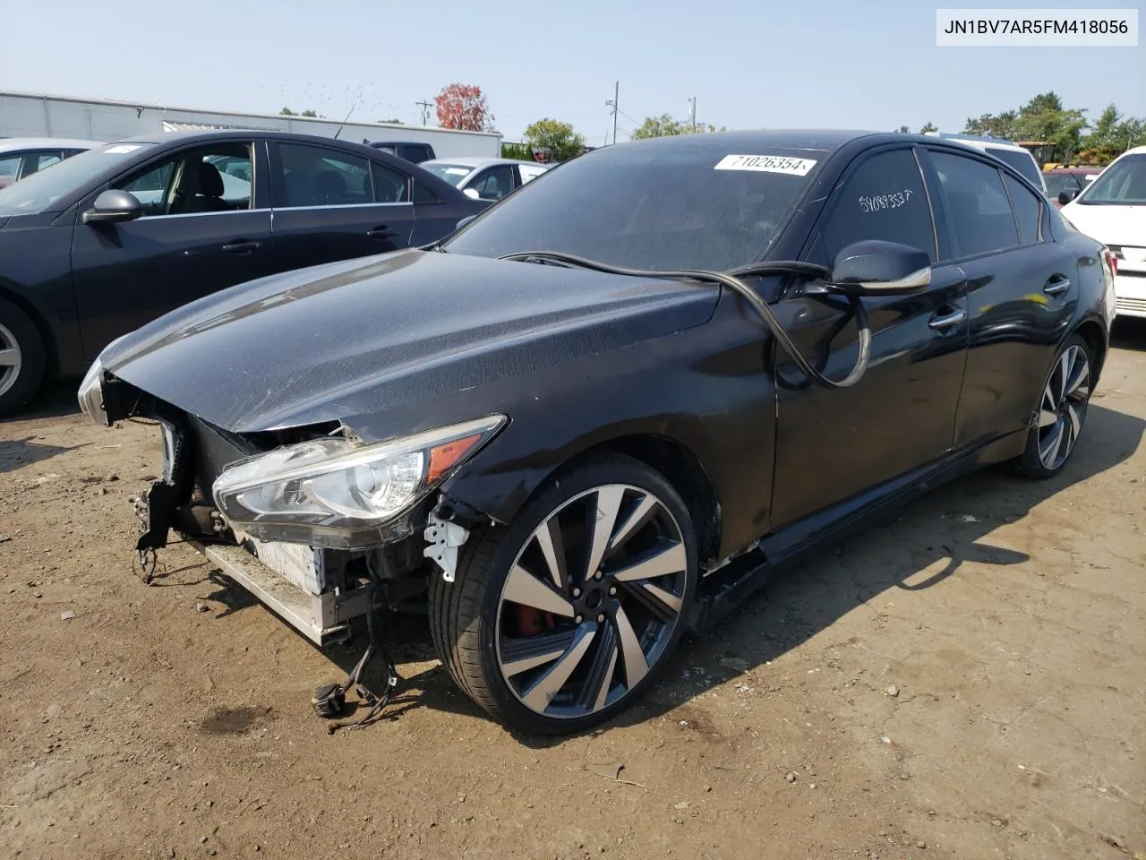 2015 Infiniti Q50 Base VIN: JN1BV7AR5FM418056 Lot: 71026354