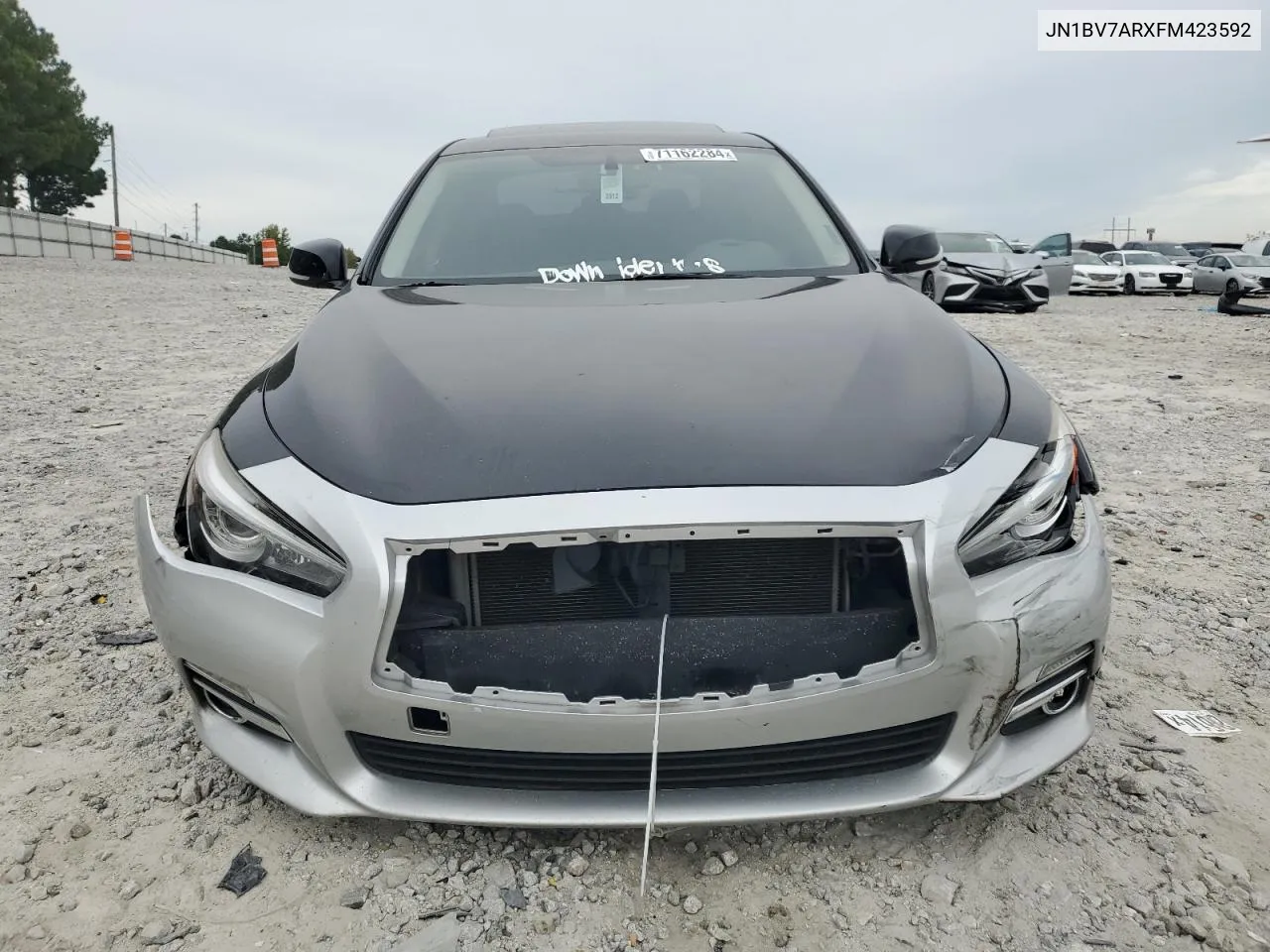 2015 Infiniti Q50 Base VIN: JN1BV7ARXFM423592 Lot: 71162284