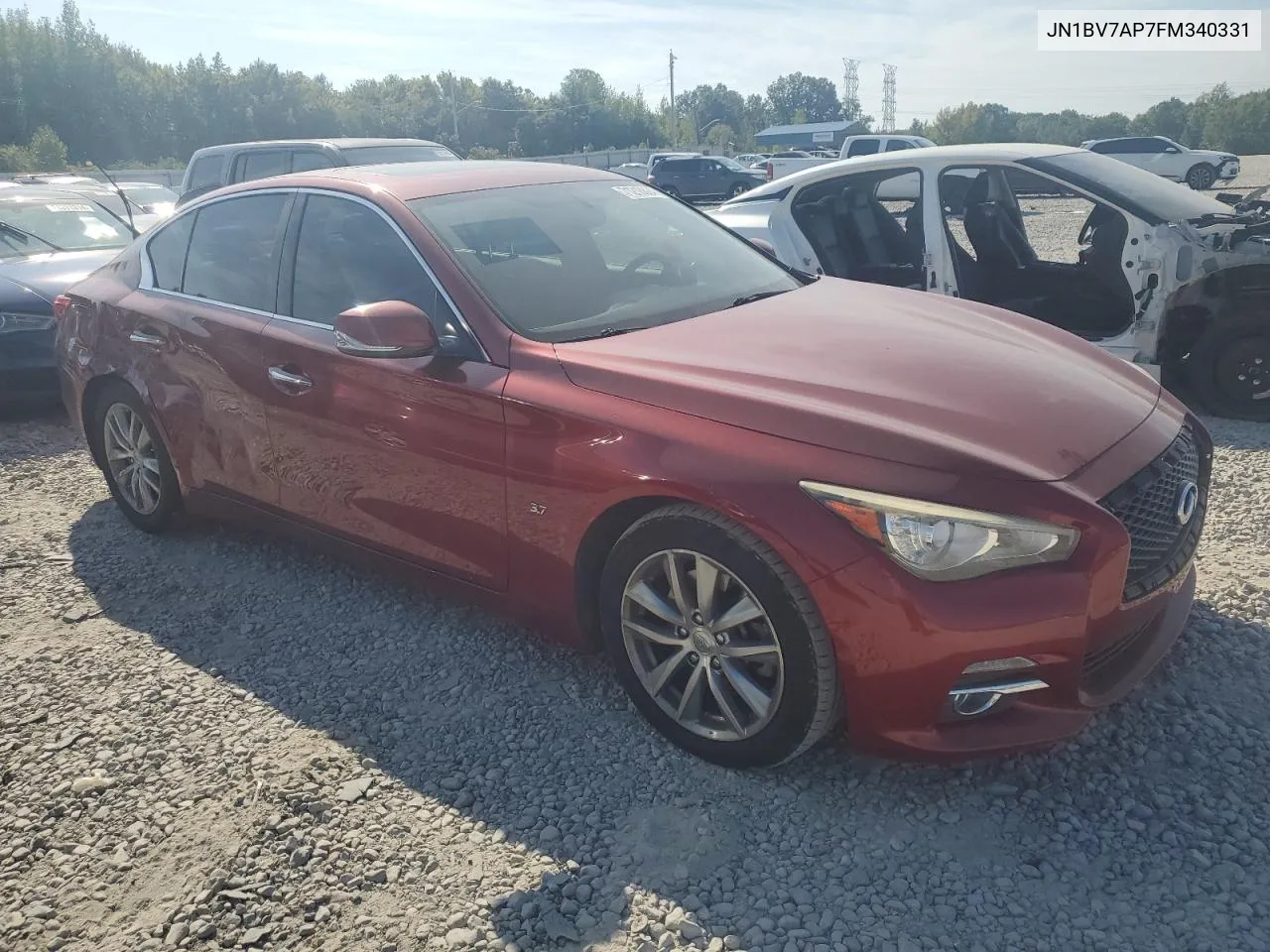 2015 Infiniti Q50 Base VIN: JN1BV7AP7FM340331 Lot: 71218624