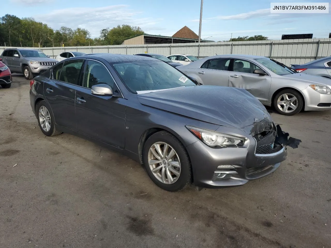 2015 Infiniti Q50 Base VIN: JN1BV7AR3FM391486 Lot: 71240854