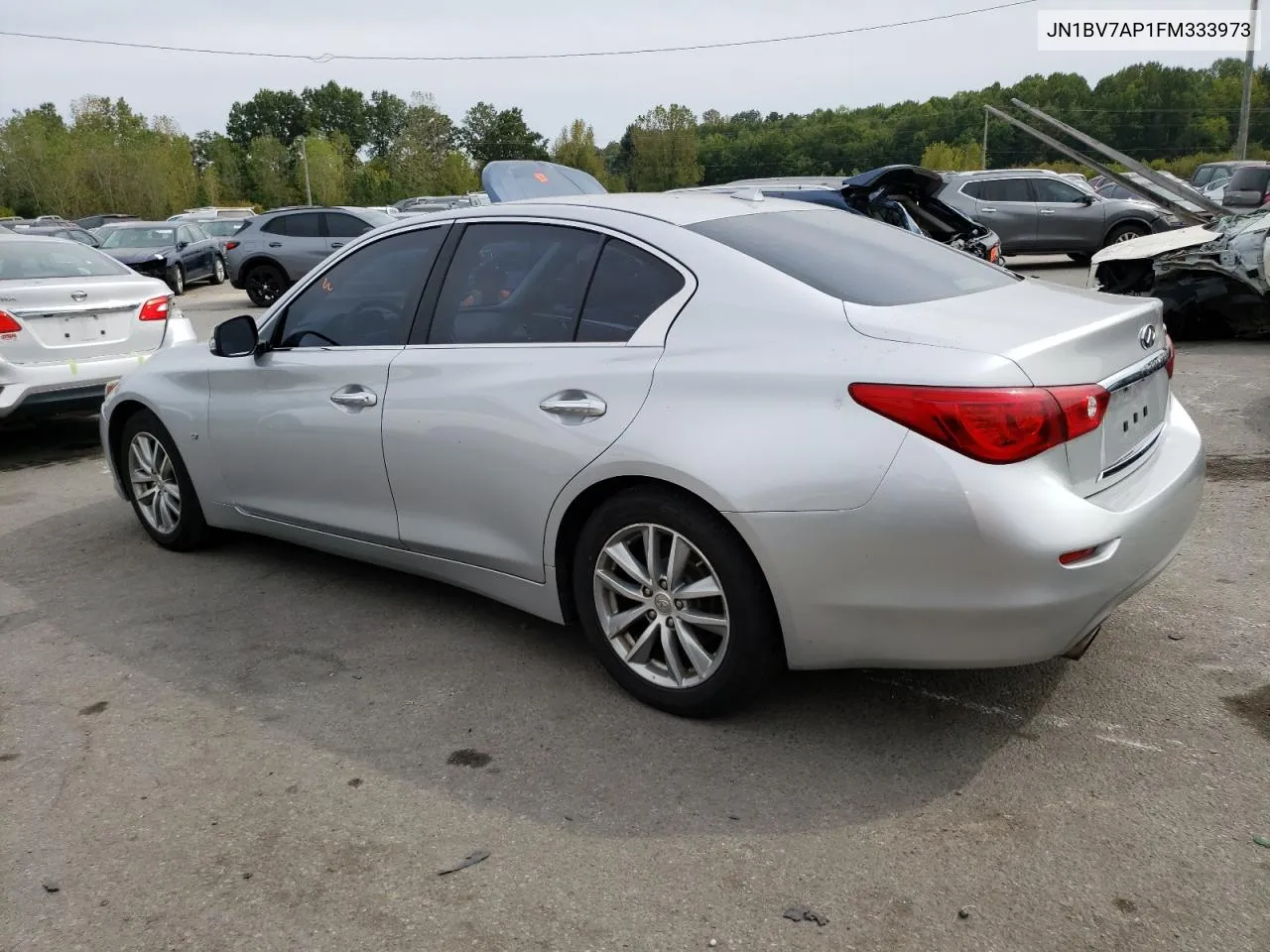 2015 Infiniti Q50 Base VIN: JN1BV7AP1FM333973 Lot: 71249994