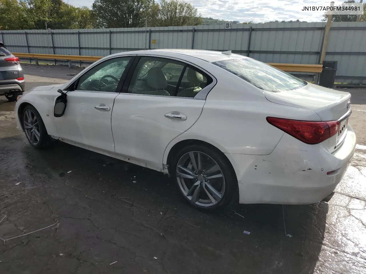 JN1BV7AP0FM344981 2015 Infiniti Q50 Base