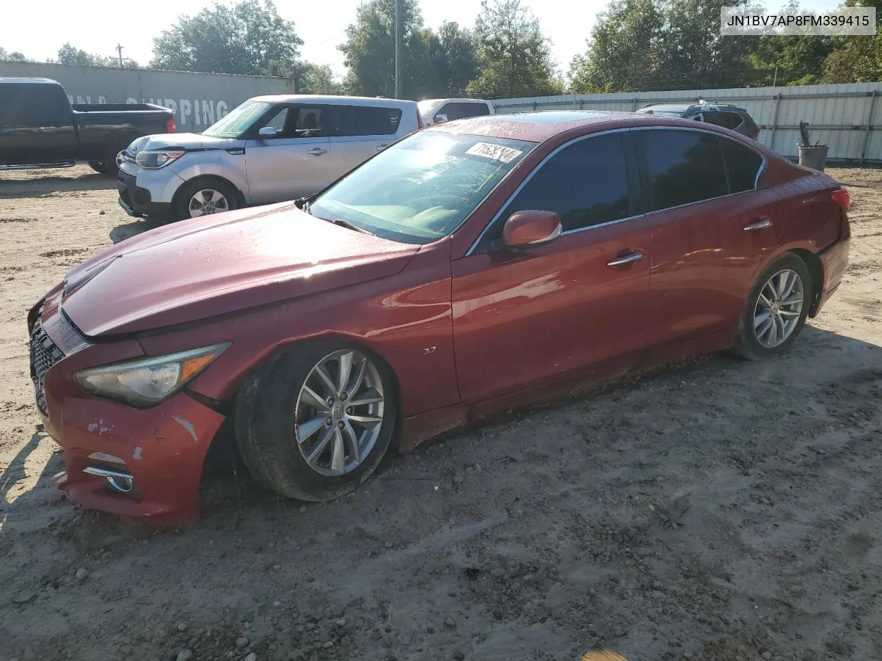 JN1BV7AP8FM339415 2015 Infiniti Q50 Base