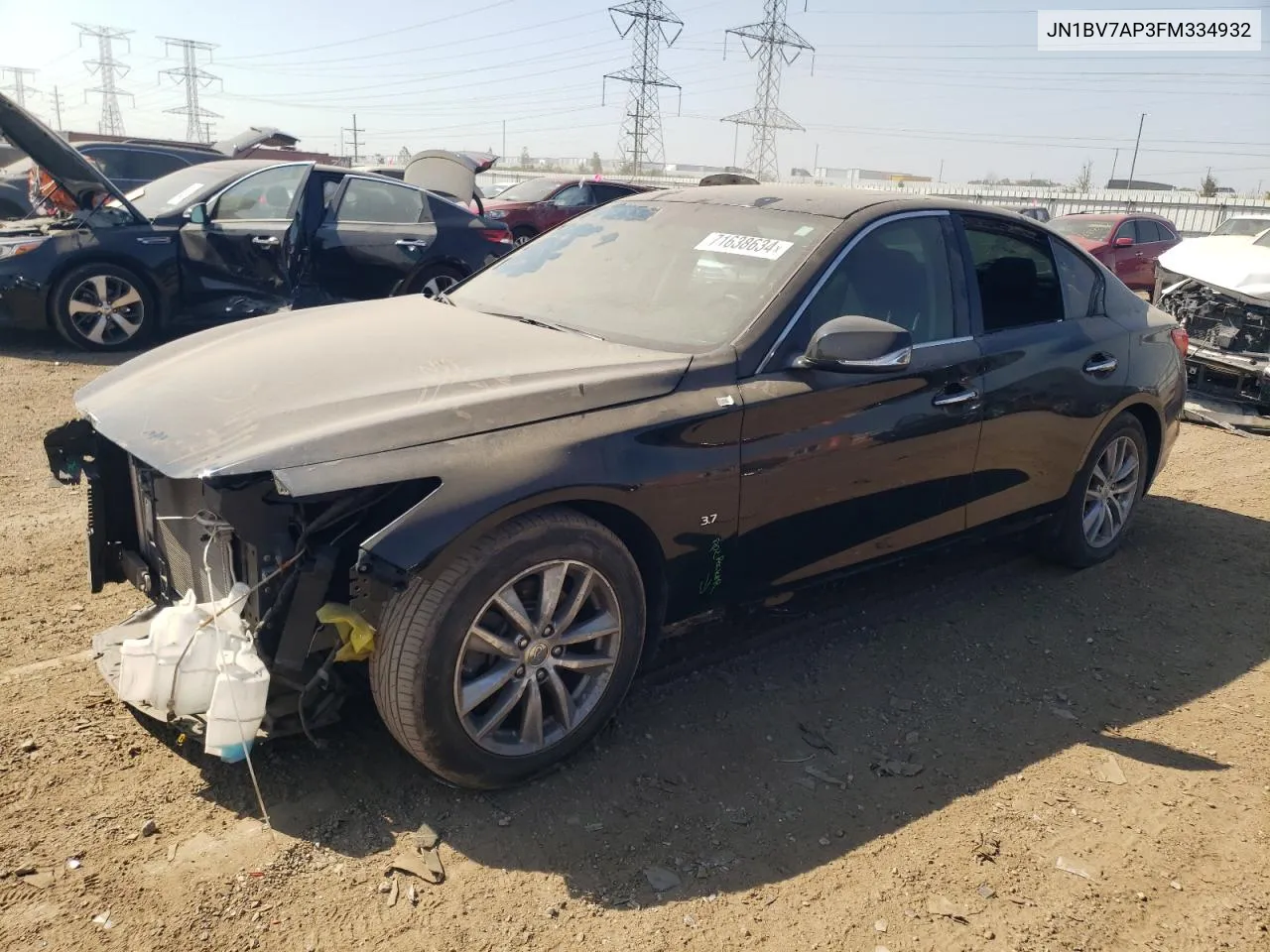 JN1BV7AP3FM334932 2015 Infiniti Q50 Base