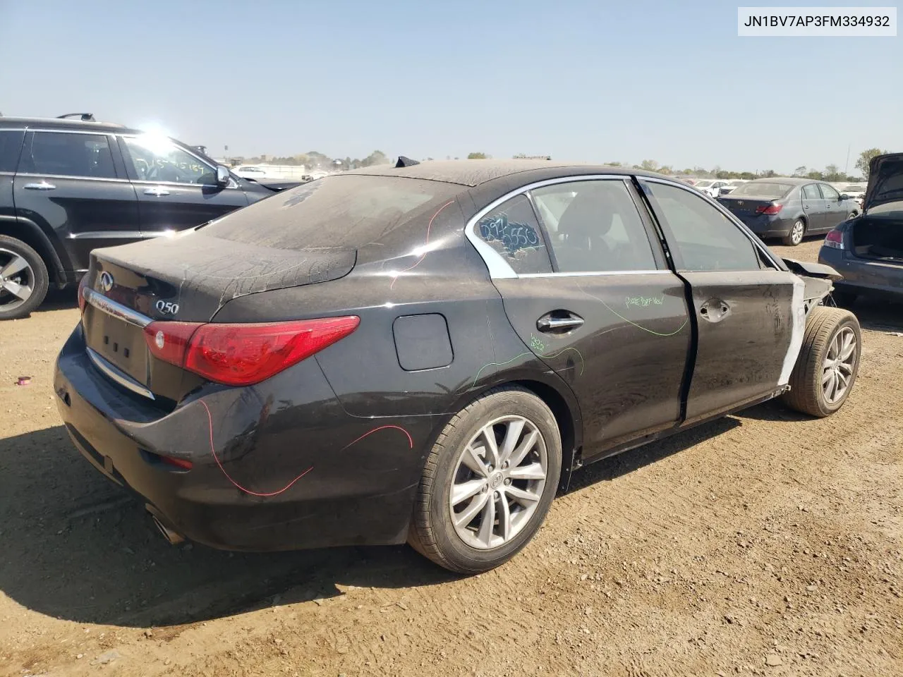 JN1BV7AP3FM334932 2015 Infiniti Q50 Base